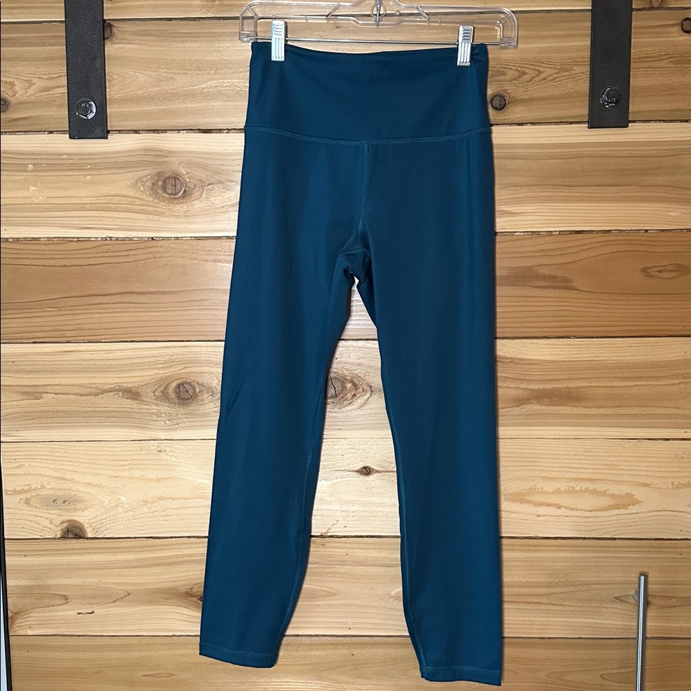 Banana Republic Teal High-Waisted 7/8 Leggings, size S